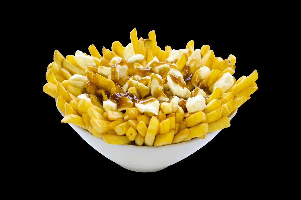 Large Poutine - 8" round plate