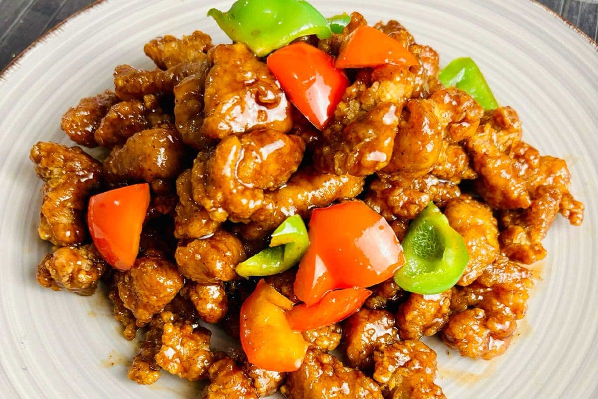 D. Honey Garlic Pork 蒜香蜜糖豬