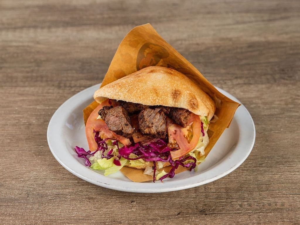 Beef Shish Kebab Sandwich