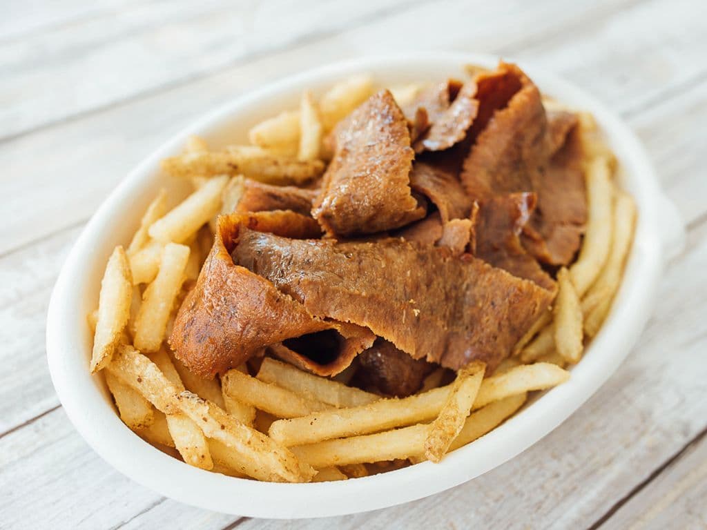 Beef Donair Meat & French Fries