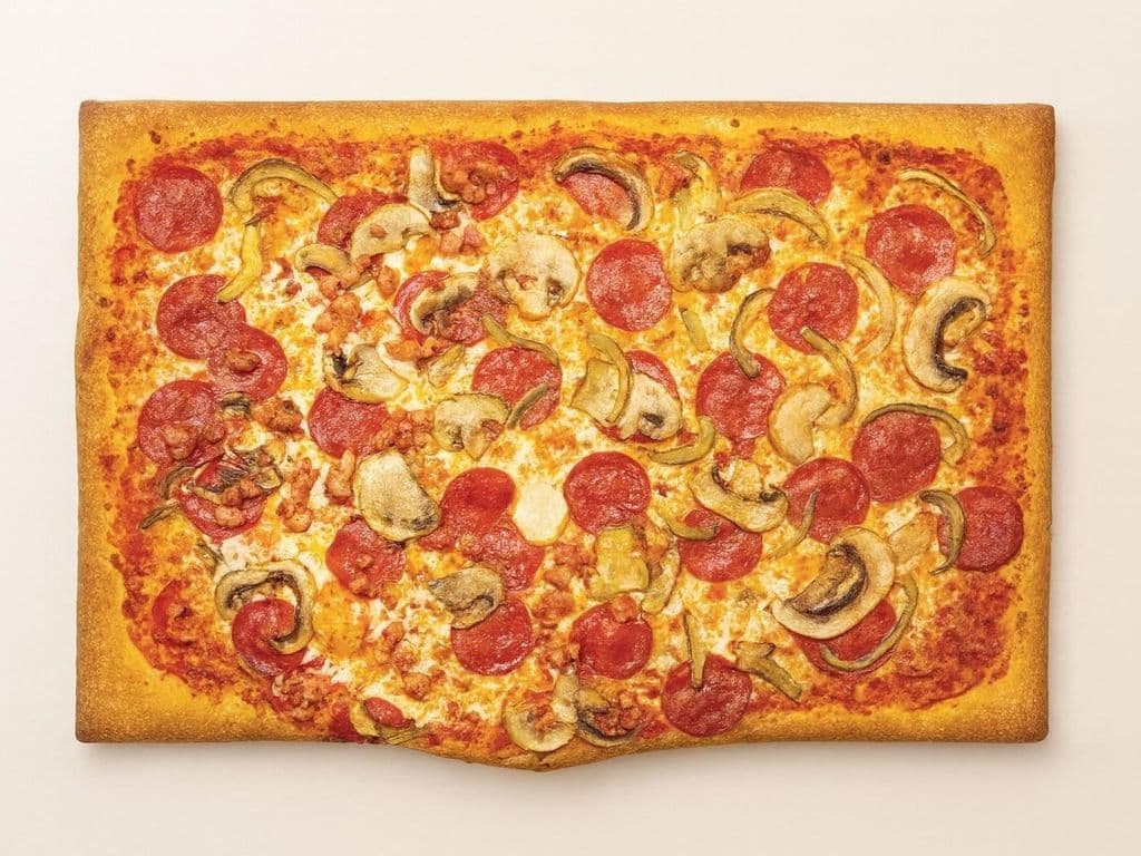 Square Canadian Pizza