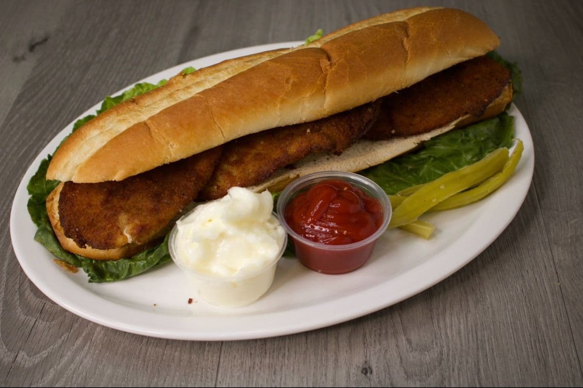 Chicken Escalope Sub Sandwich (2 pcs)