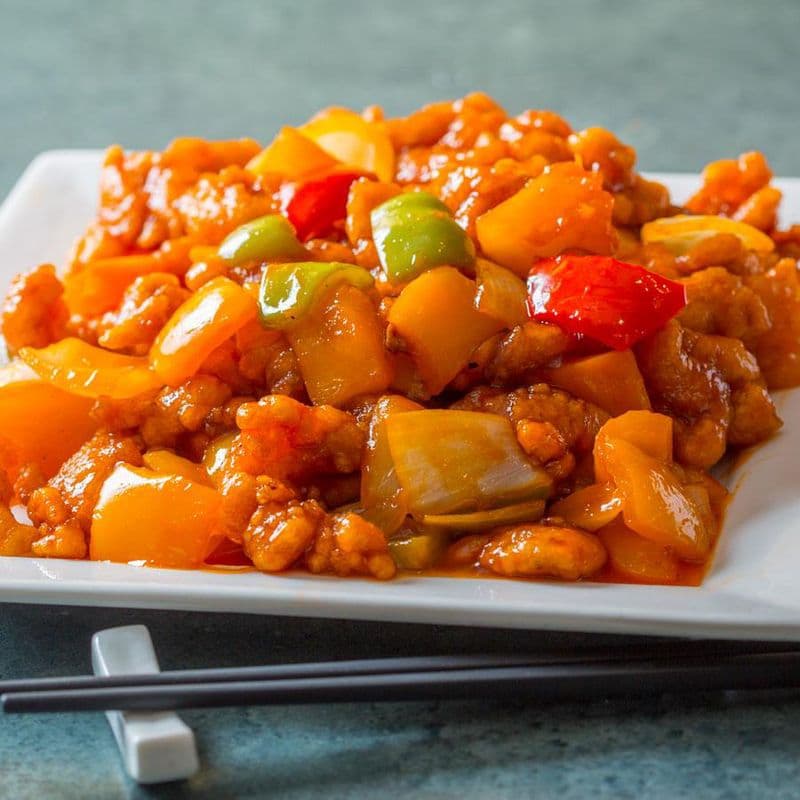 Sweet & Sour Chicken with Pineapple 菠蘿咕嚕雞