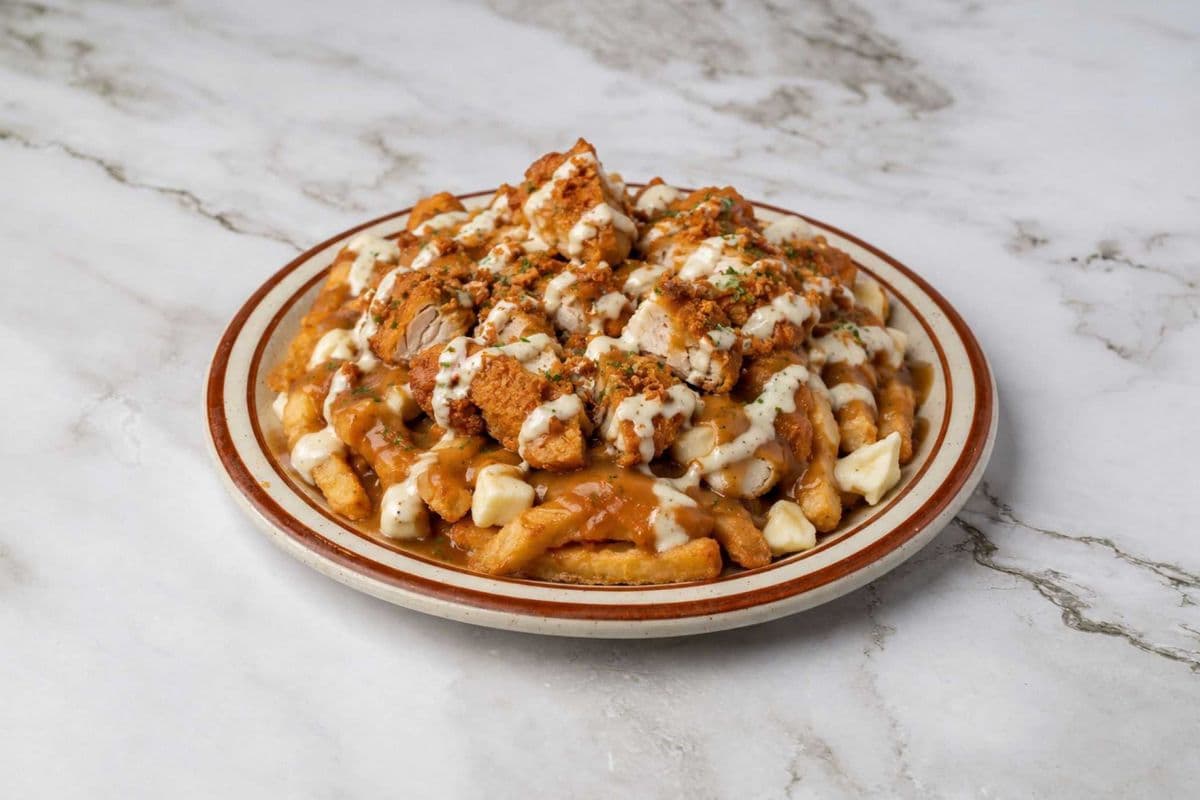 1. Garlic Chicken Poutine