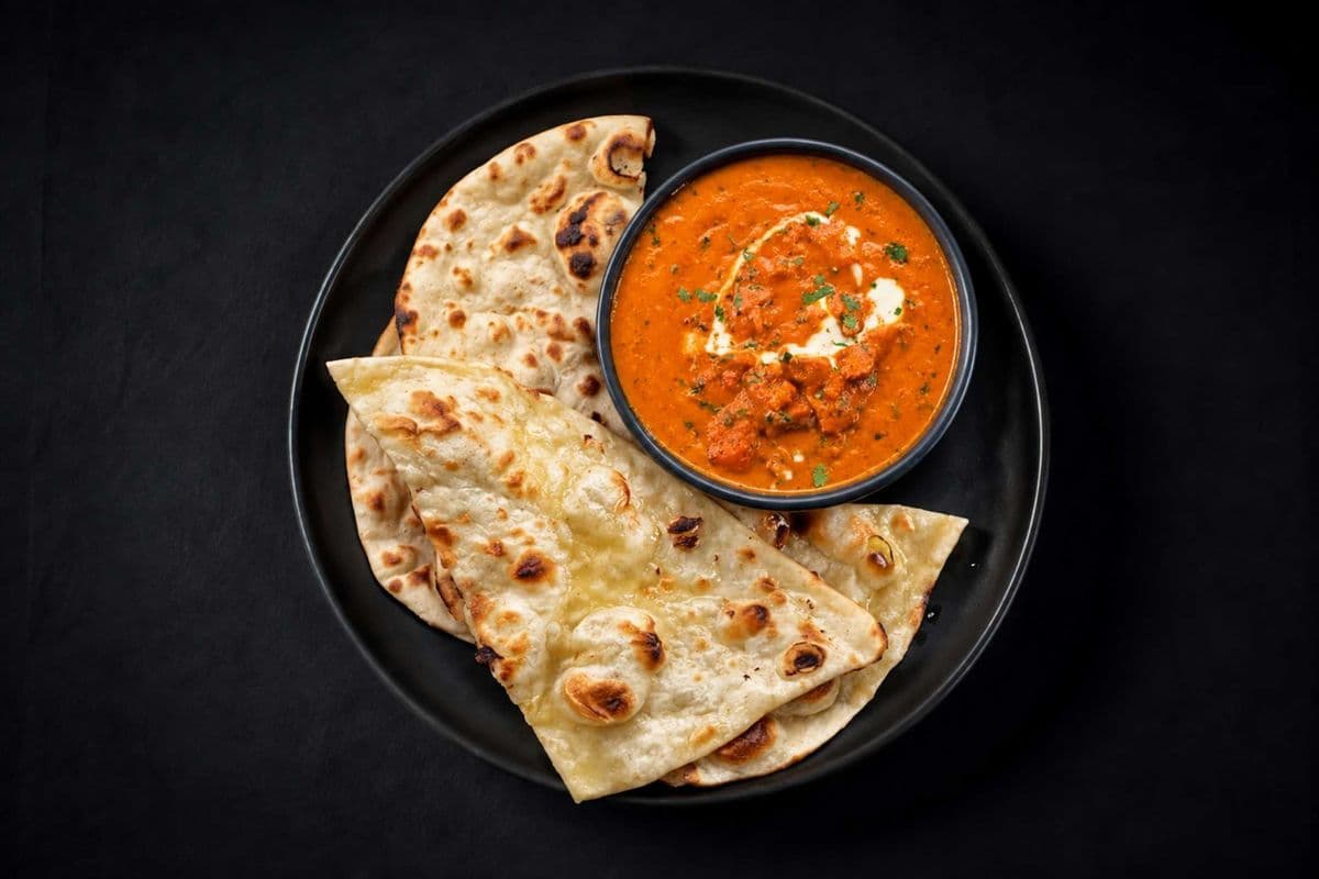 Butter Chicken with Roti