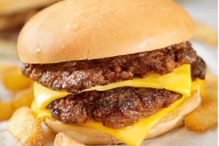 Burger le double cheese