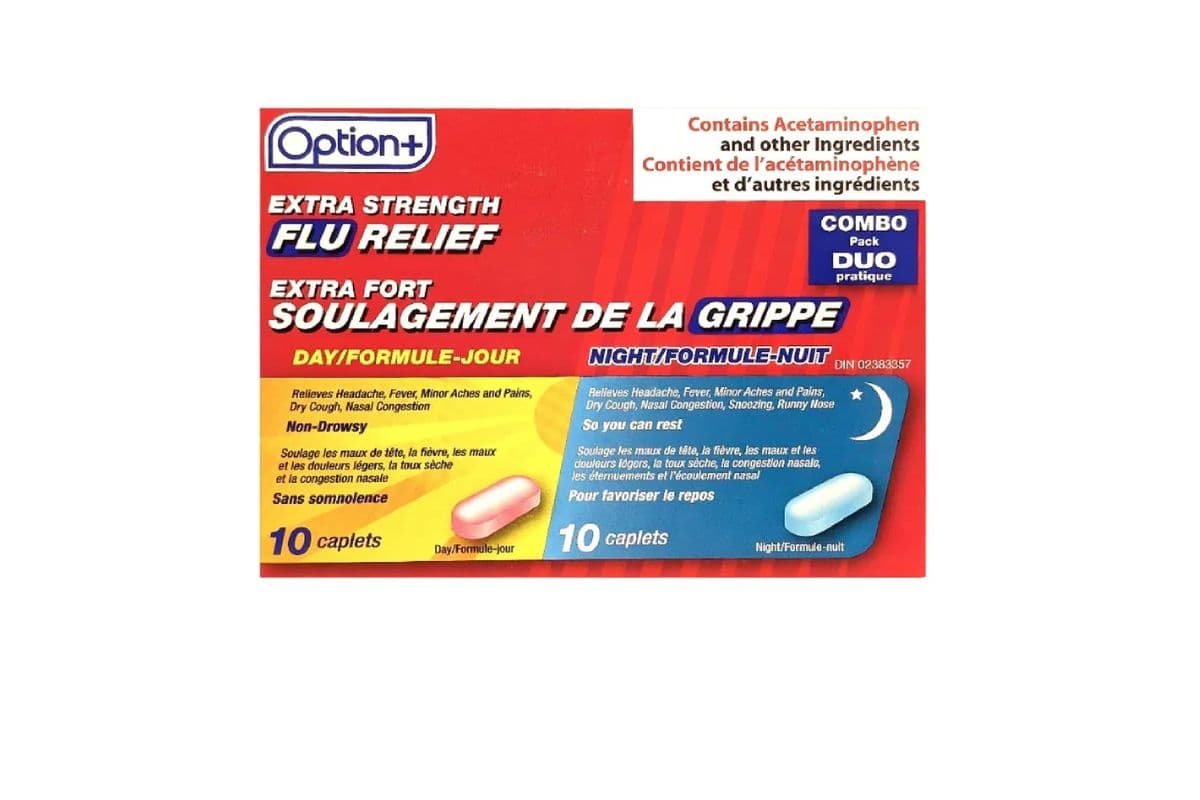 OPTION+ FLU RELIEF CAPSULES 20 PACK (20 CAPSULES)