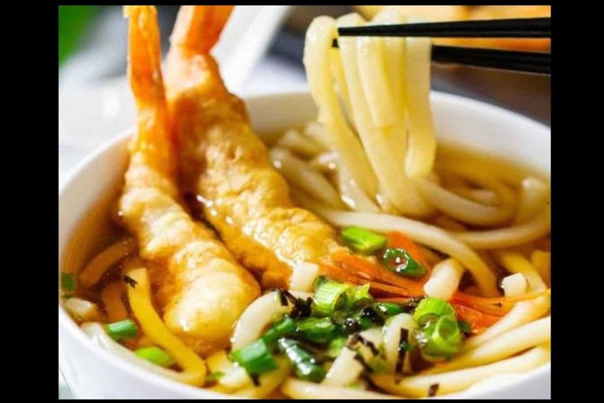 La udon aux crevettes tempura