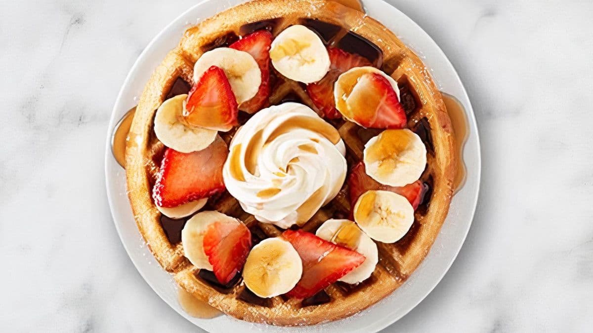 Strawberry Banana Waffle