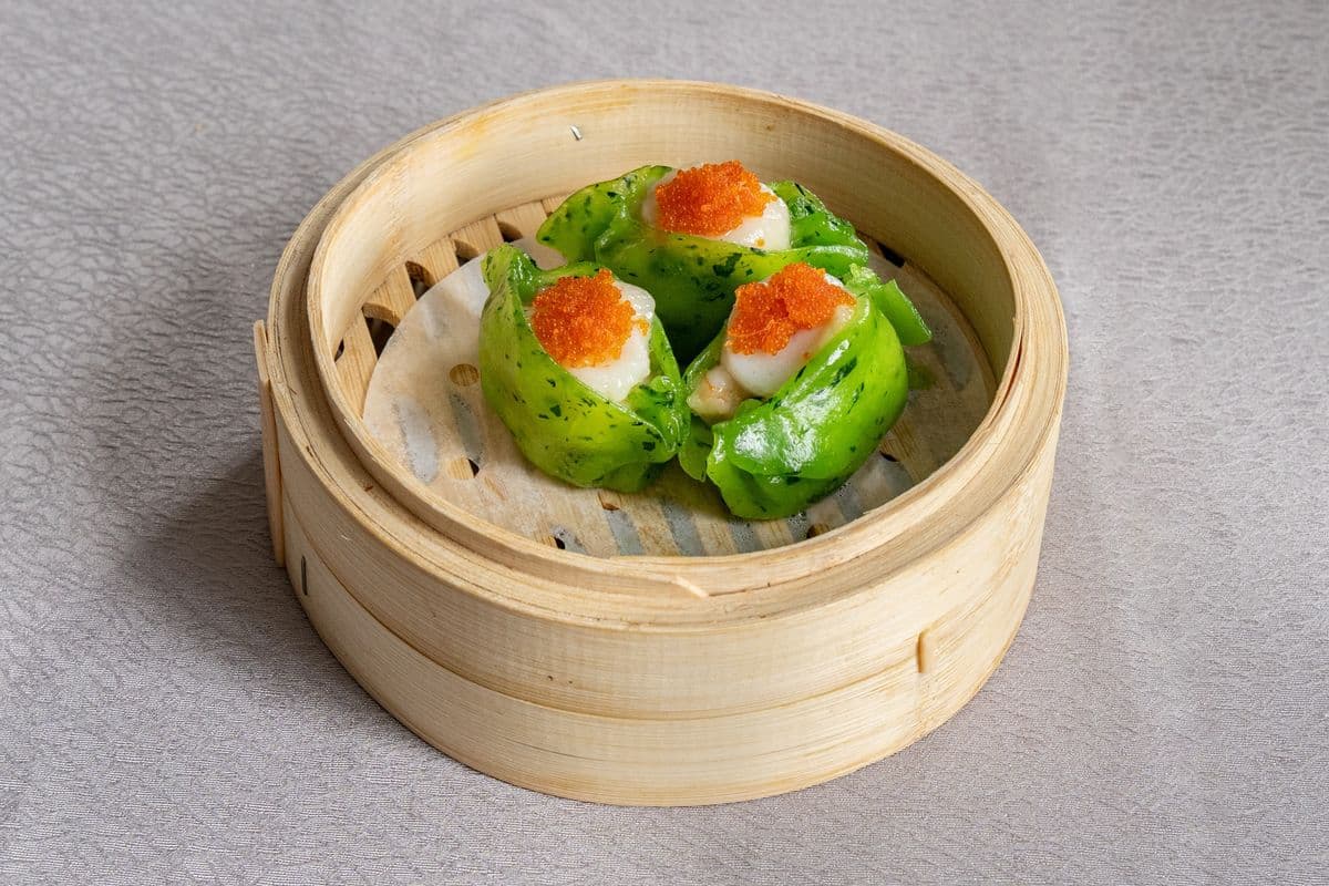 11. Scallop and Spinach Dumpling