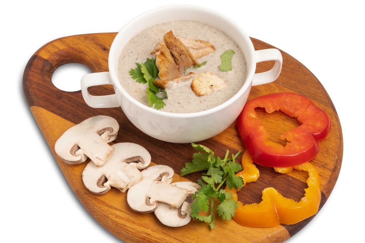 Creamy Chicken Mushroom Soup