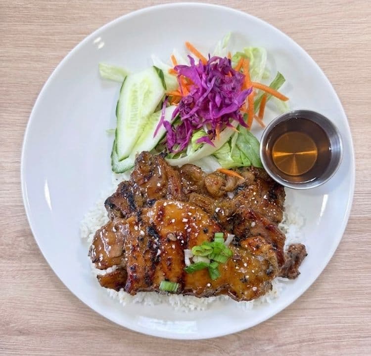Riz au porc et poulet