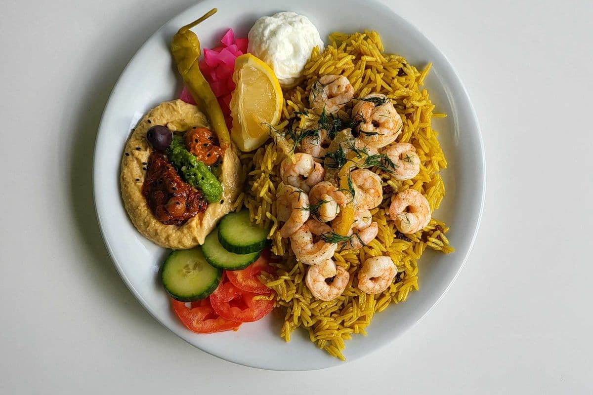Lemon Dill Shrimp Plate