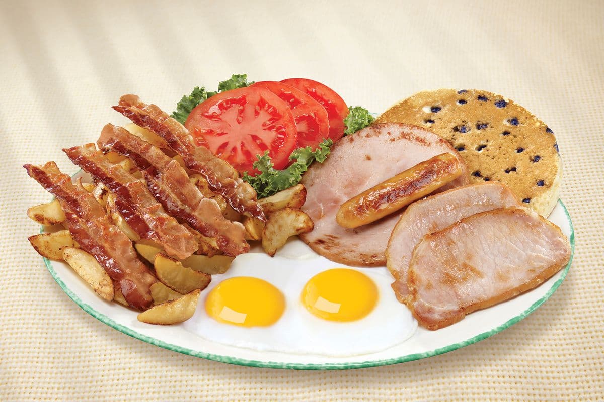 Gargantuan breakfast
