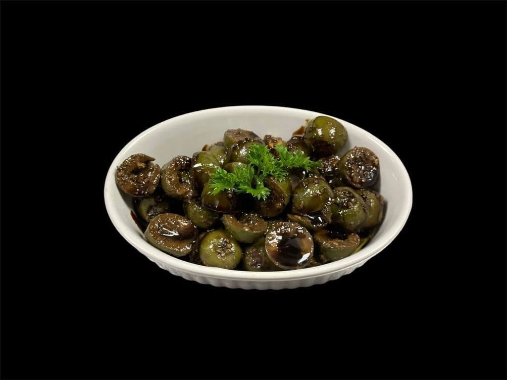 Marinated olives