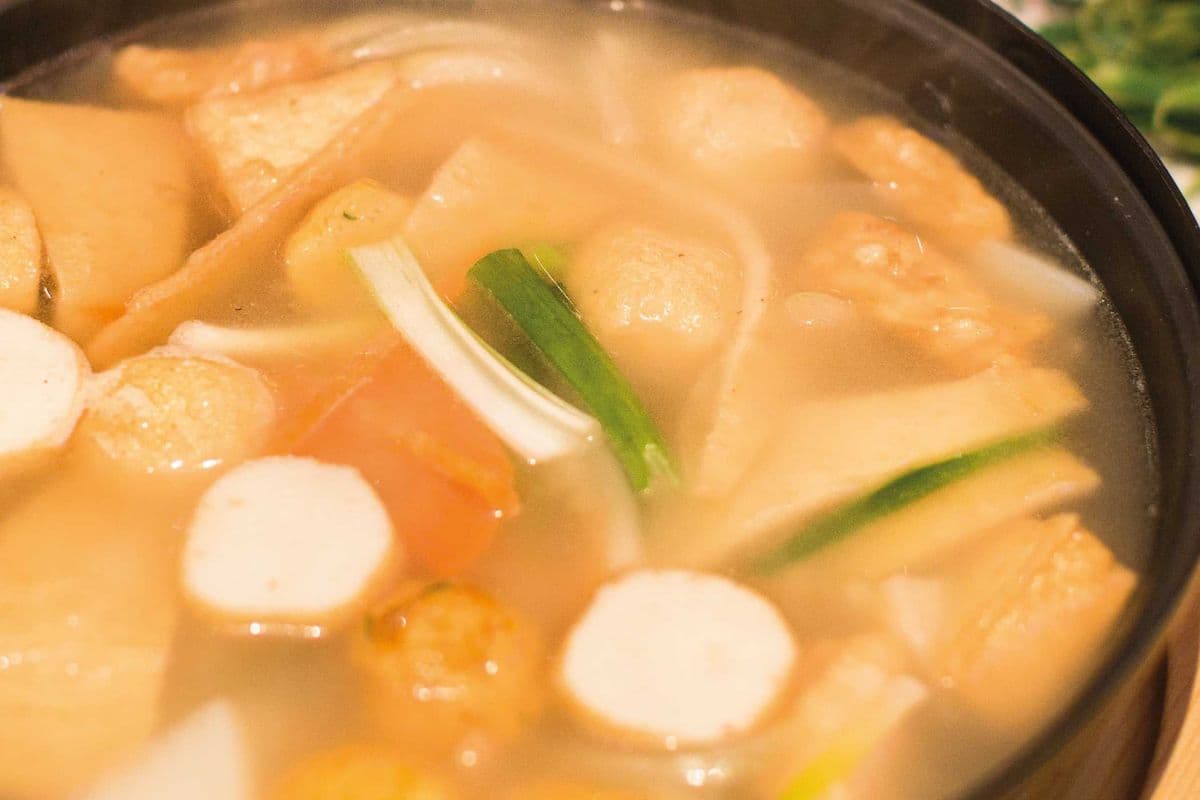 White Fish Cake Soup