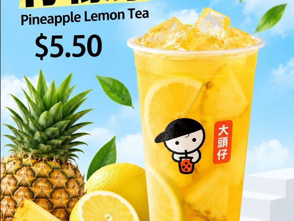 Pineapple lemon tea