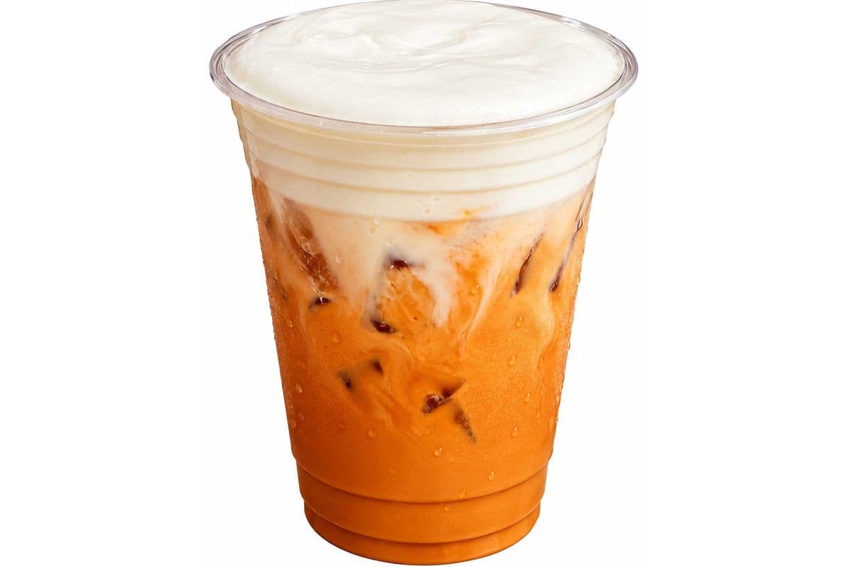 Thai Tea with Cream Cheese Foam