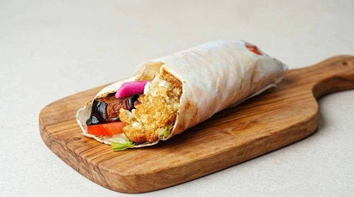 Pita / Wrap Mixte â Shish Taouk & Shawarma