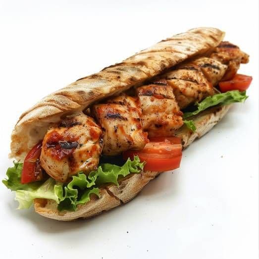 Shish Taouk Baguette / / Baguette de Shish Taouk
