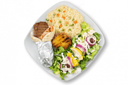 Beef Donair Wrap Platter