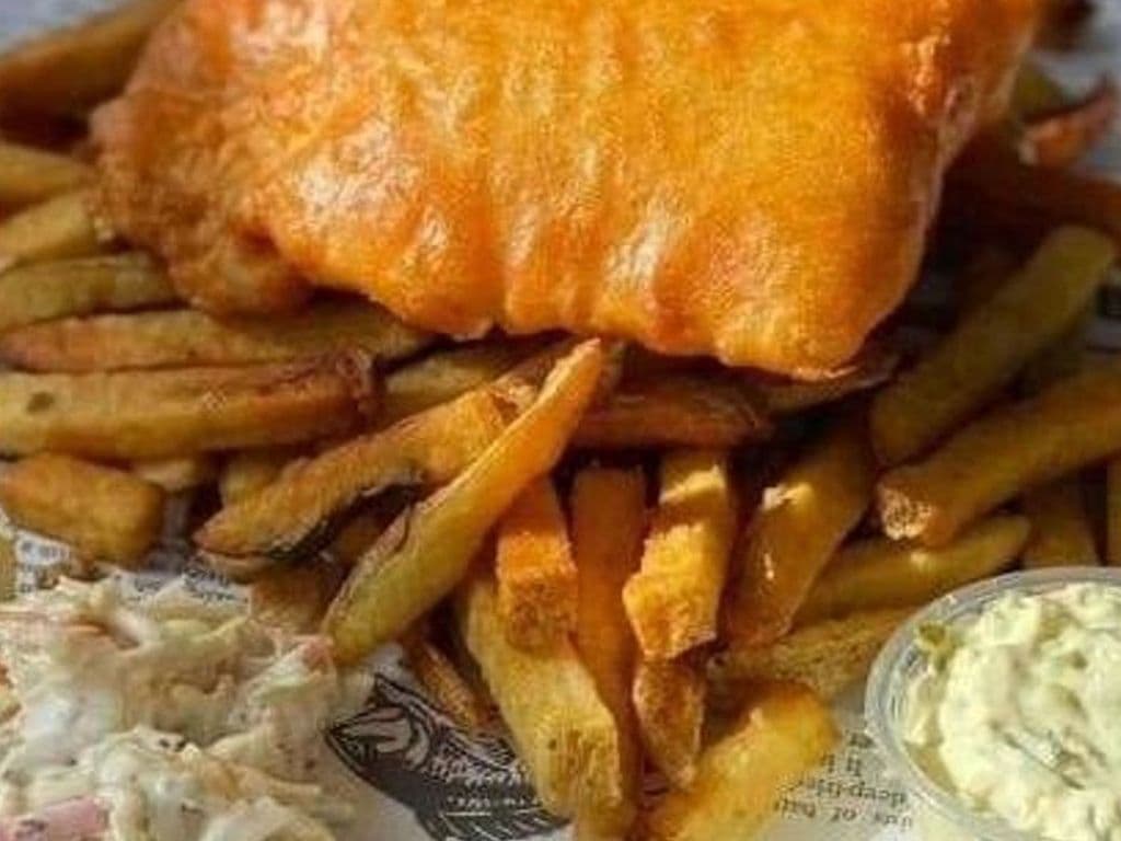 1pc Halibut & Chips