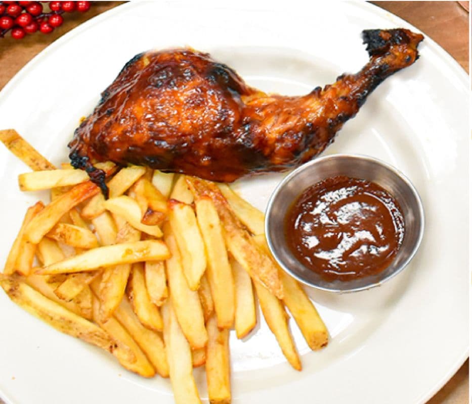 Quarter BBQ Chicken Leg (570 Cal)