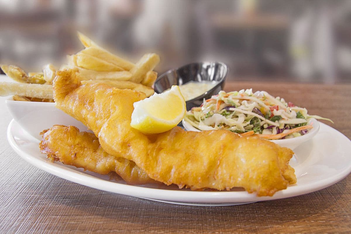 Beer-Battered Fish & Chips (1 PC)