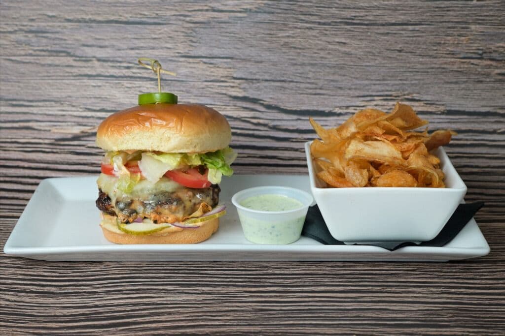 Bison and Jalapeño Burger