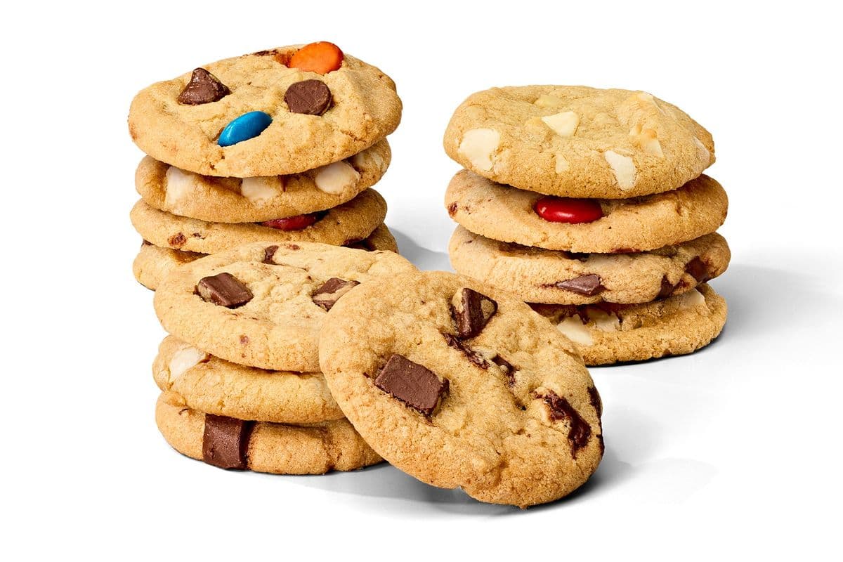 12 Mini Cookies - Assorted (Side)