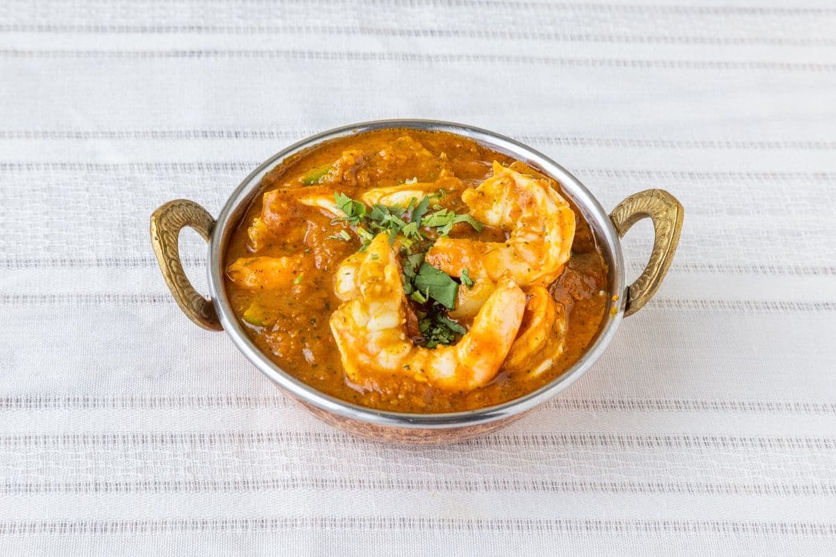 Crevettes kadhai / Shrimp Kadhai