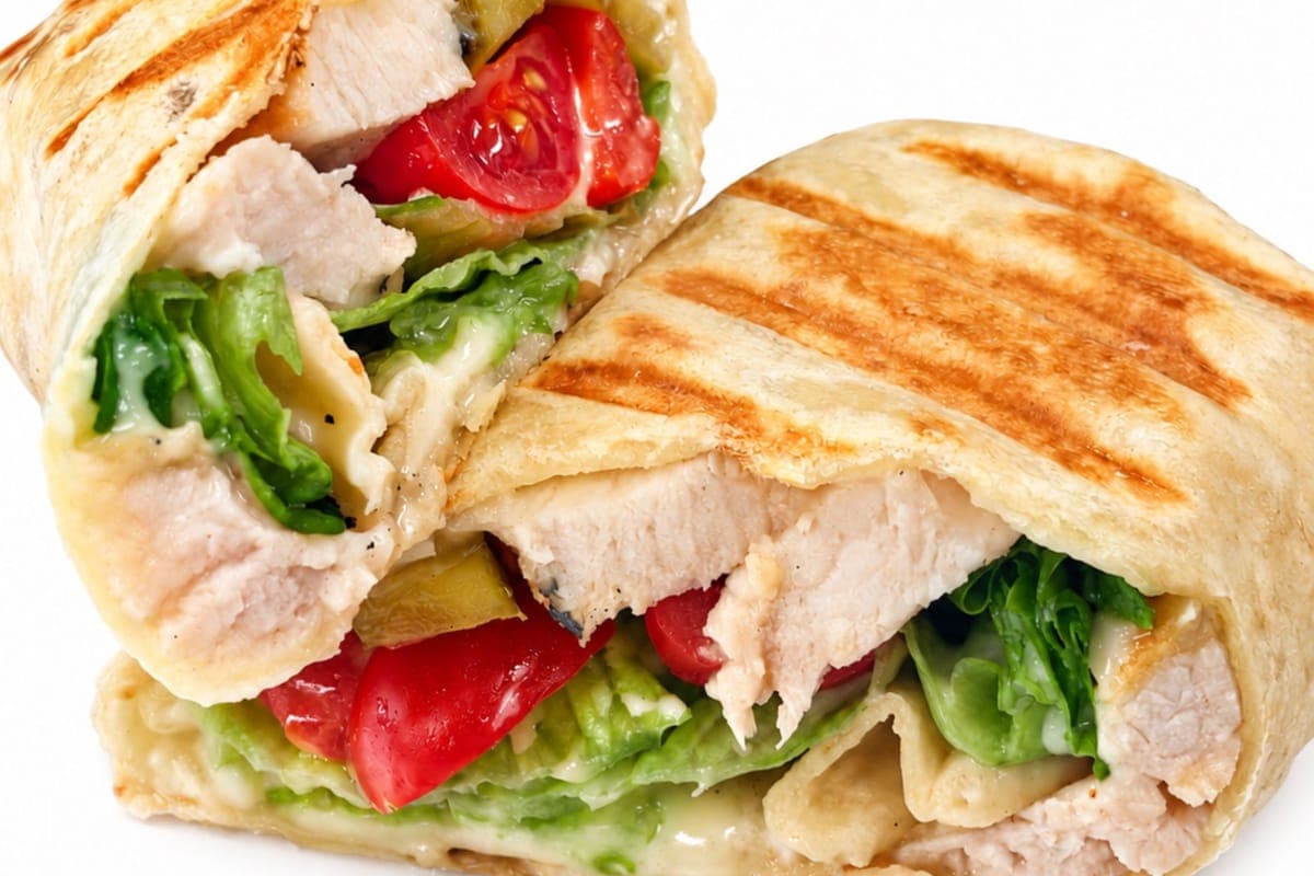 Garlic Chicken Wrap