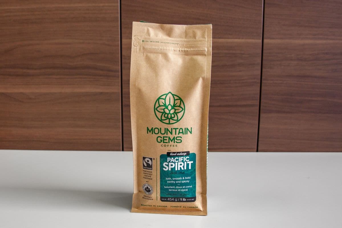 Mountain Gems Pacific Spirit Fair trade Certified and Organic Coffee