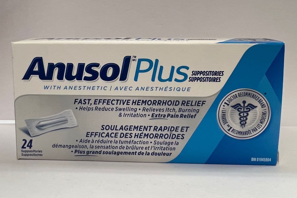 Anusol Plus Suppositories (24 Suppositories)