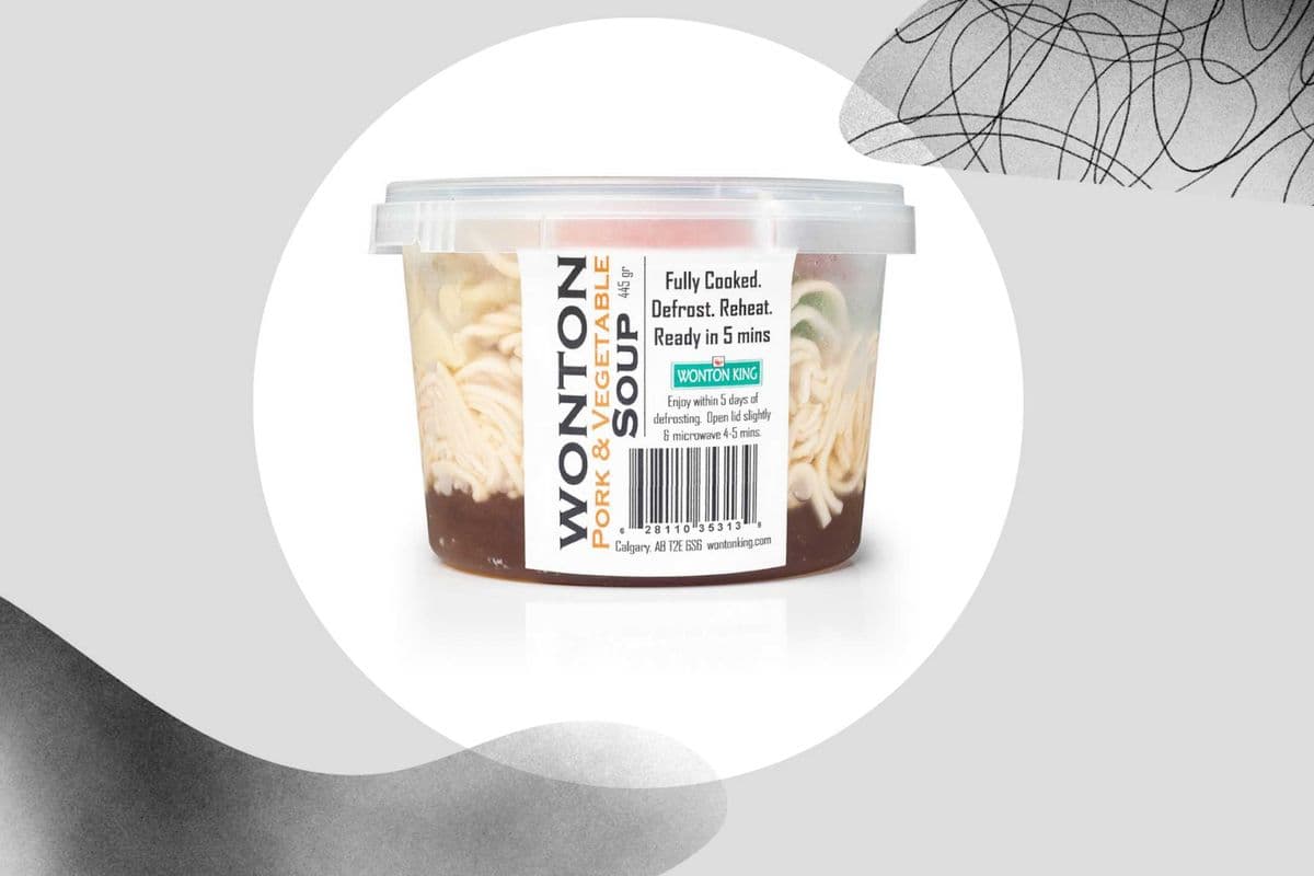 Frozen Wonton Noodle Soup