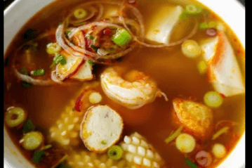 37. Satay Seafood Noodle Soup