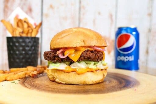 Trio burger végane