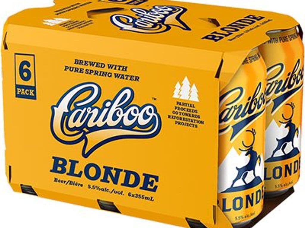 Cariboo Blonde Ale Cans 355ml (6 Pack)