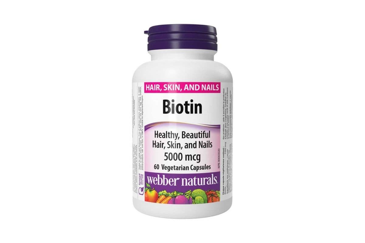 WEBBER BIOTIN 5000MCG (60)