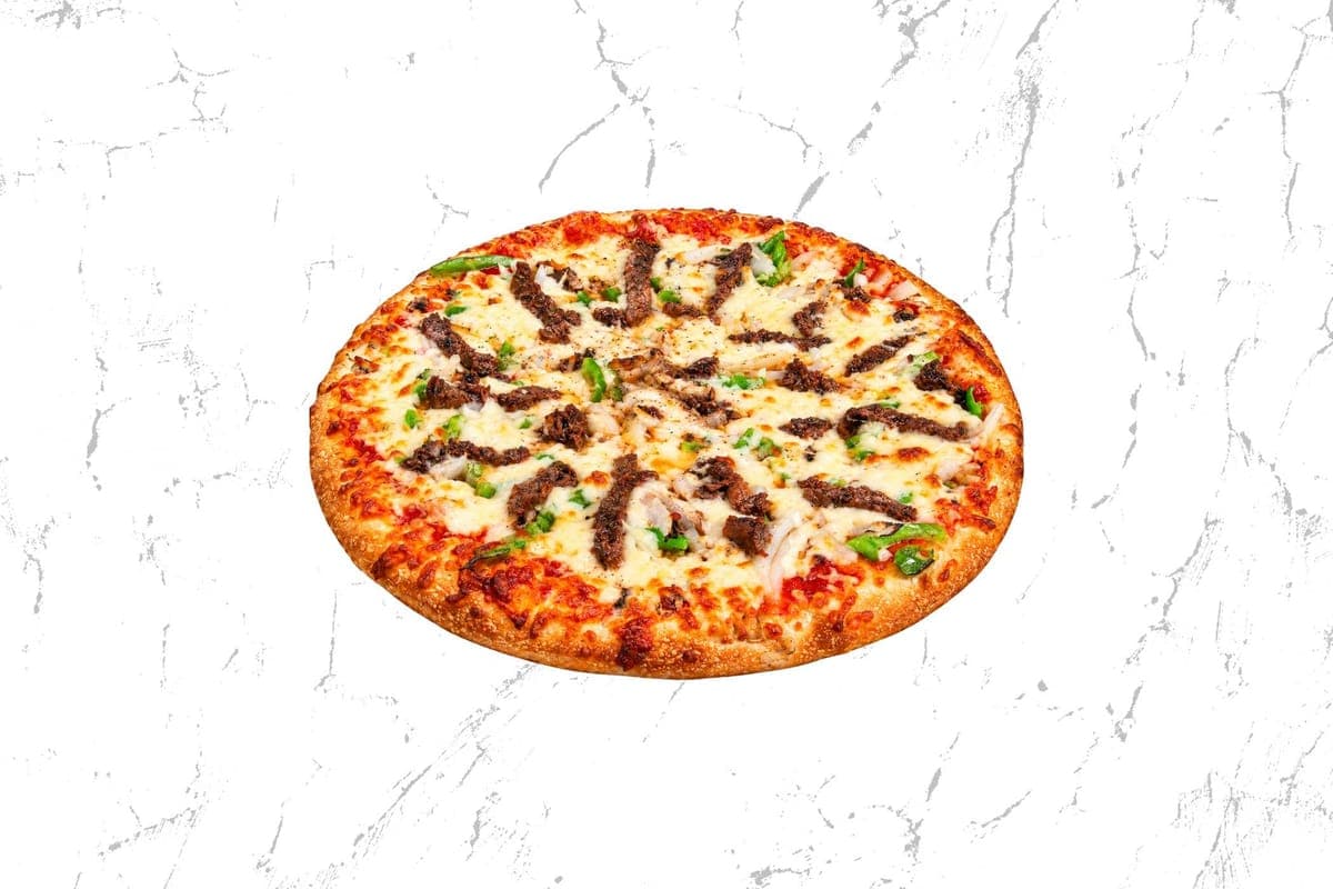 Small Philly Cheese Steak Pizza