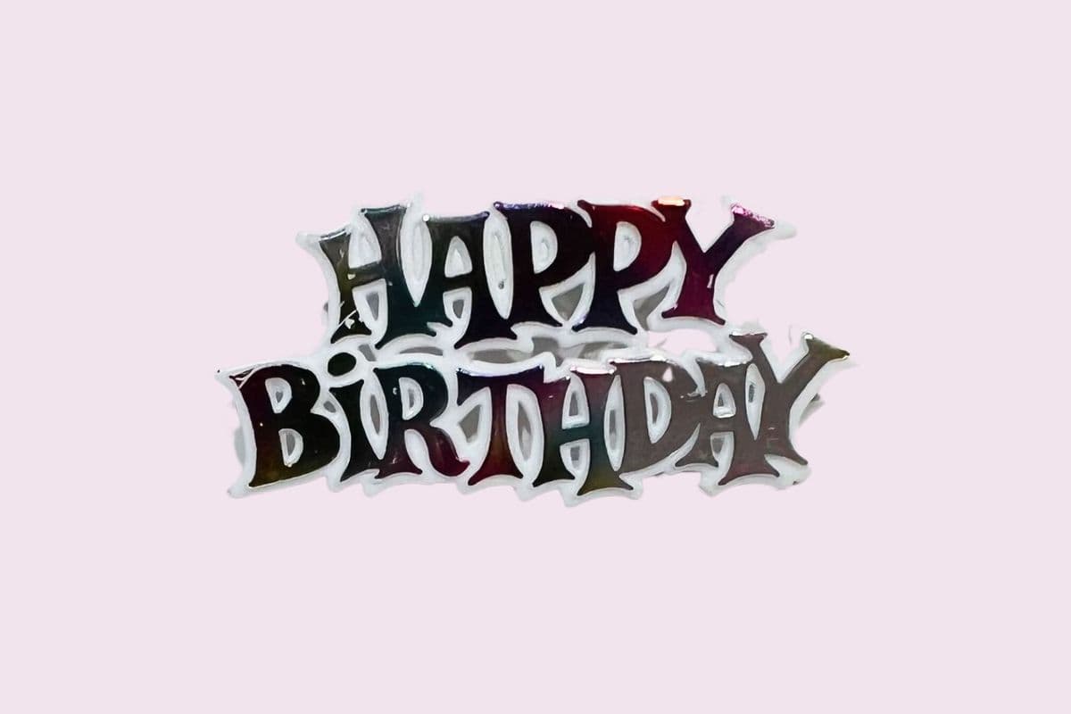 Happy Birthday Topper (1 pc)