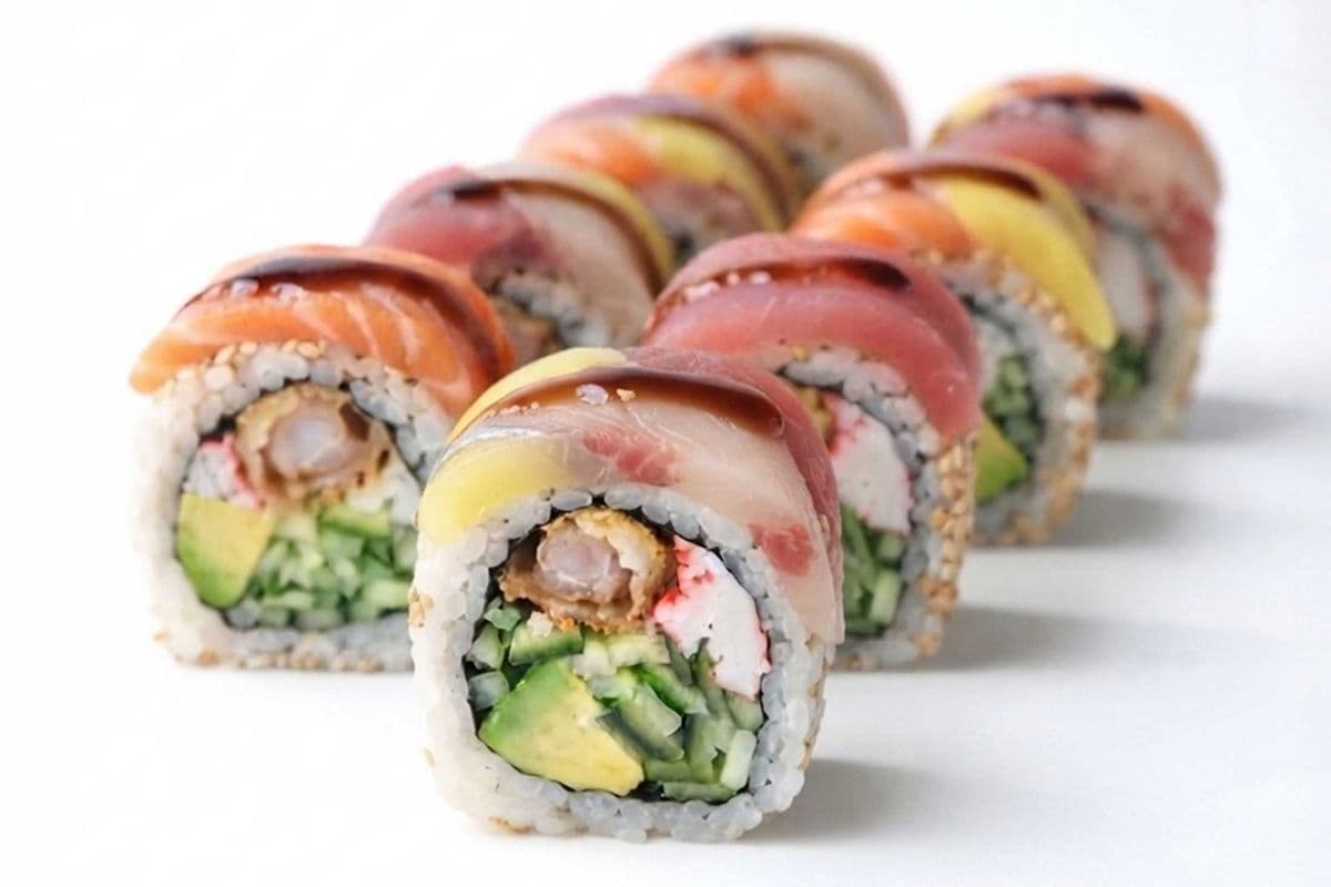 Rainbow Dragon Roll