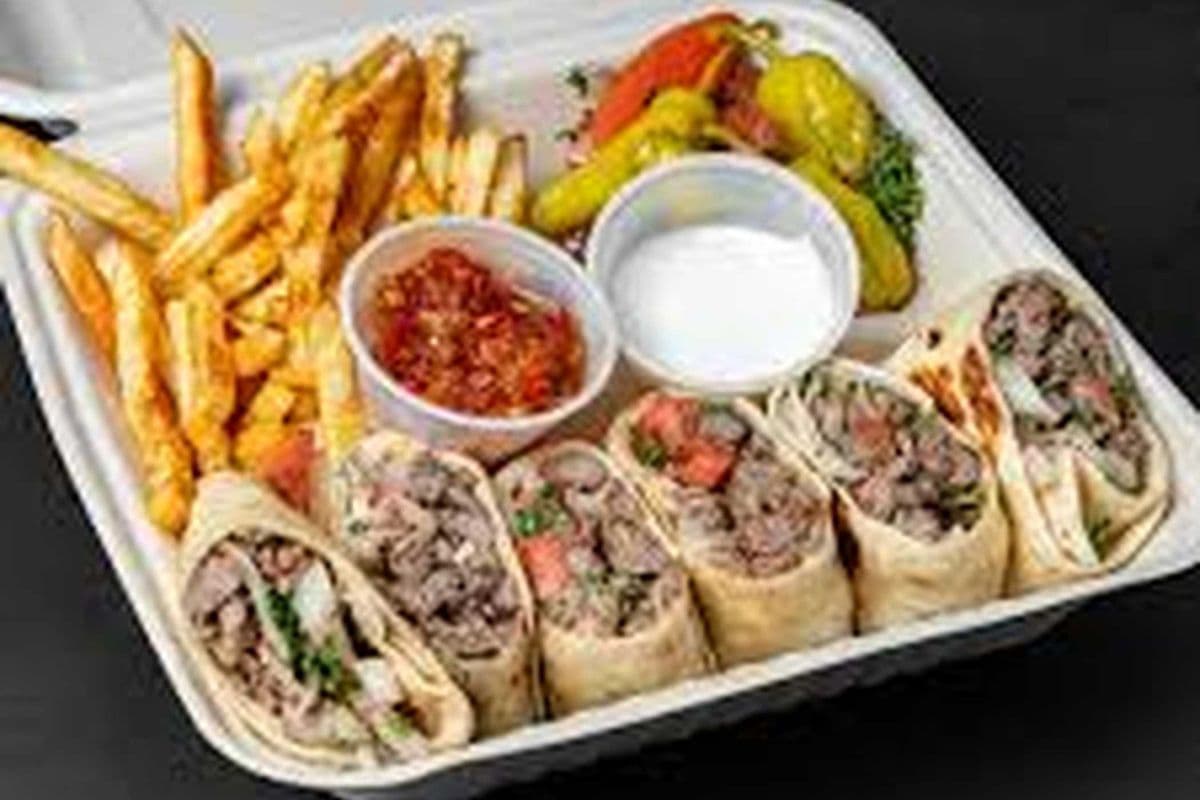 Saj Beef Shawarma Plate