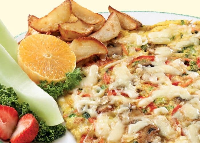 Theo's omelette (870 Cals.)