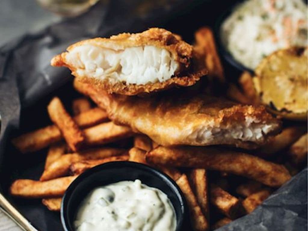 Fish and Chips maison. / House Fish & Chips