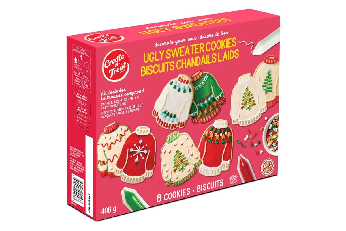 Create A Treat Ugly Sweater Cookies