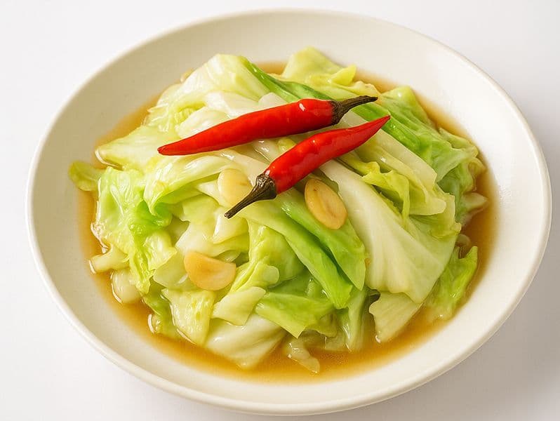 Light Stir-Fried Cabbage 炝炒高丽菜