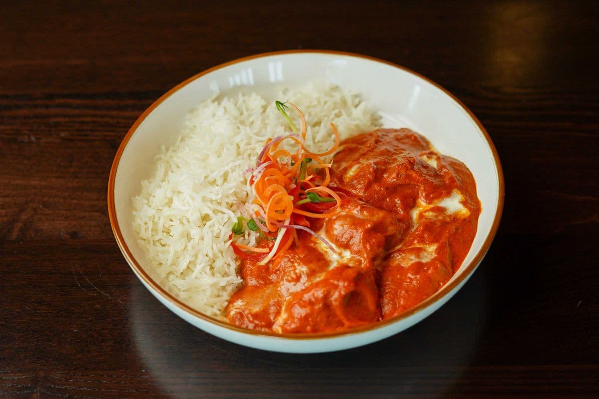Butter Chicken Rice Bowl