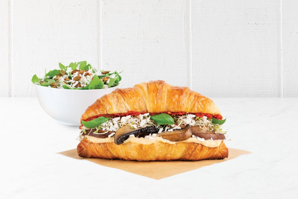 Croissant Sandwich + Side Salad Combo