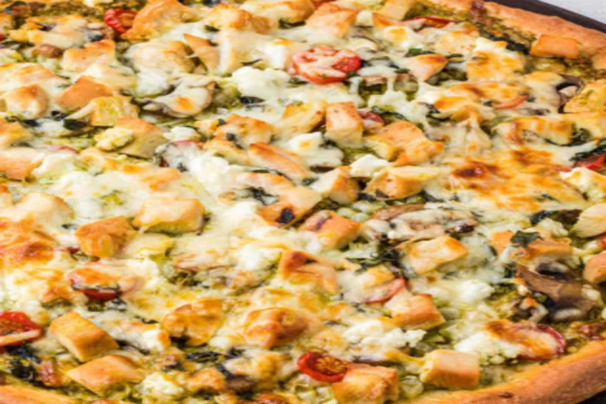 Chicken Pesto Pizza